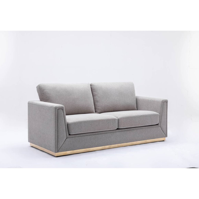 Canapé moderne Valin, lin LV01744