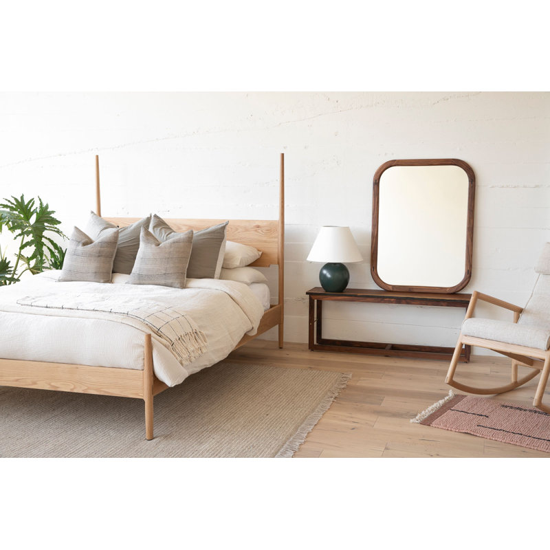 Dansk Solid Wood Bed, King, White Oak