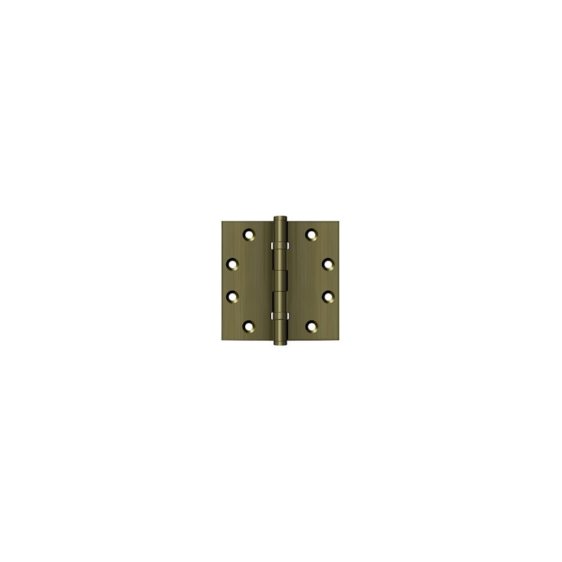102'' x 102'' Butt Bearing Hinge, Antique Brass