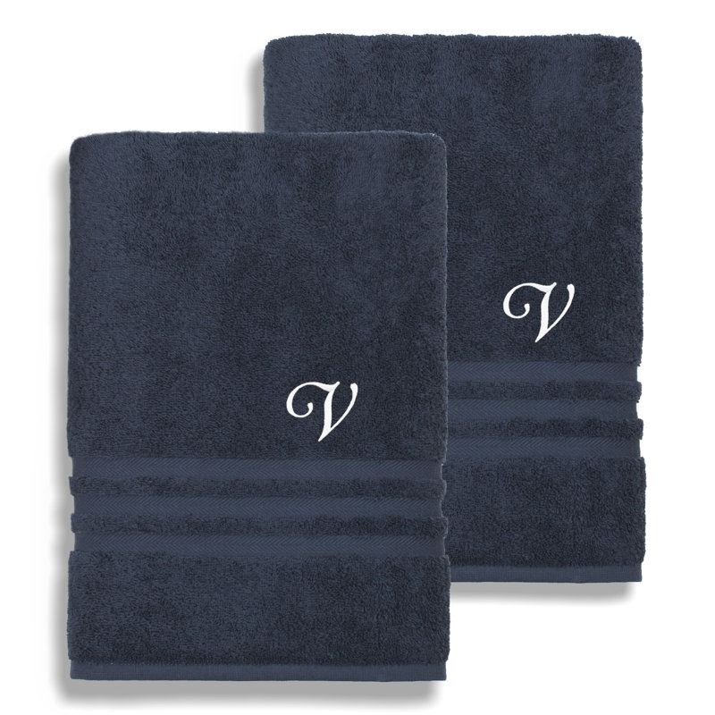 Denzi Midweight Bath Sheet, V, Twilight Blue