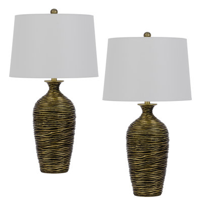 Lampe de table en résine