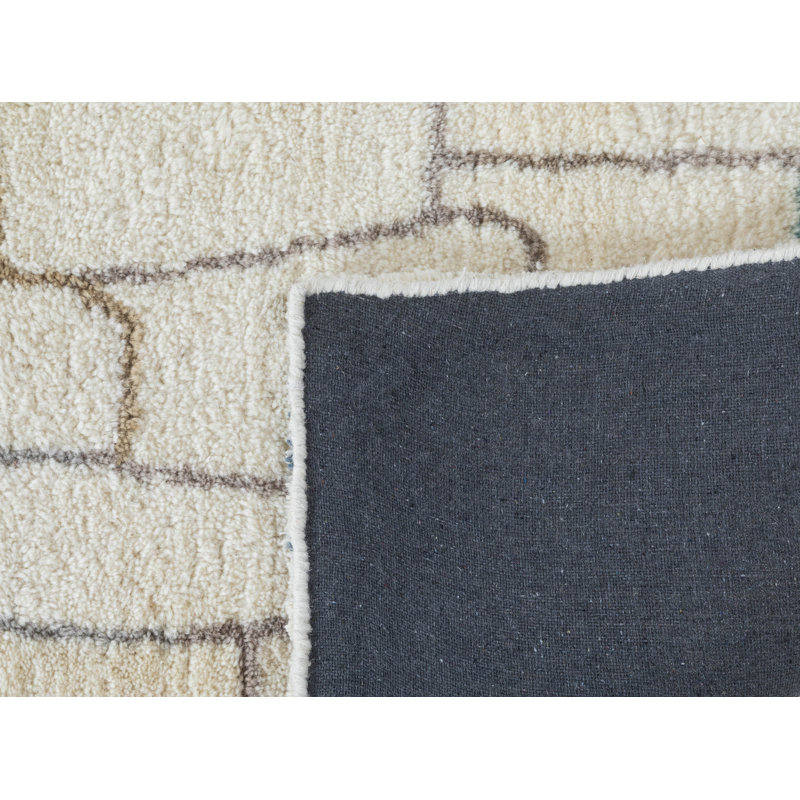 Modern Shag - Pebble Rug Hand Tufted Wool  Rug, Rectangle 7'6" x 9'6"