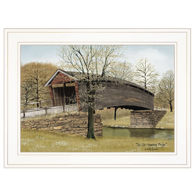 «The Old Humpback Bridge», art mural encadré pour le salon, la décoration murale de la chambre à coucher par Billy Jacobs