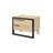 Larrabee Oak and Black 2-drawer Accent Table