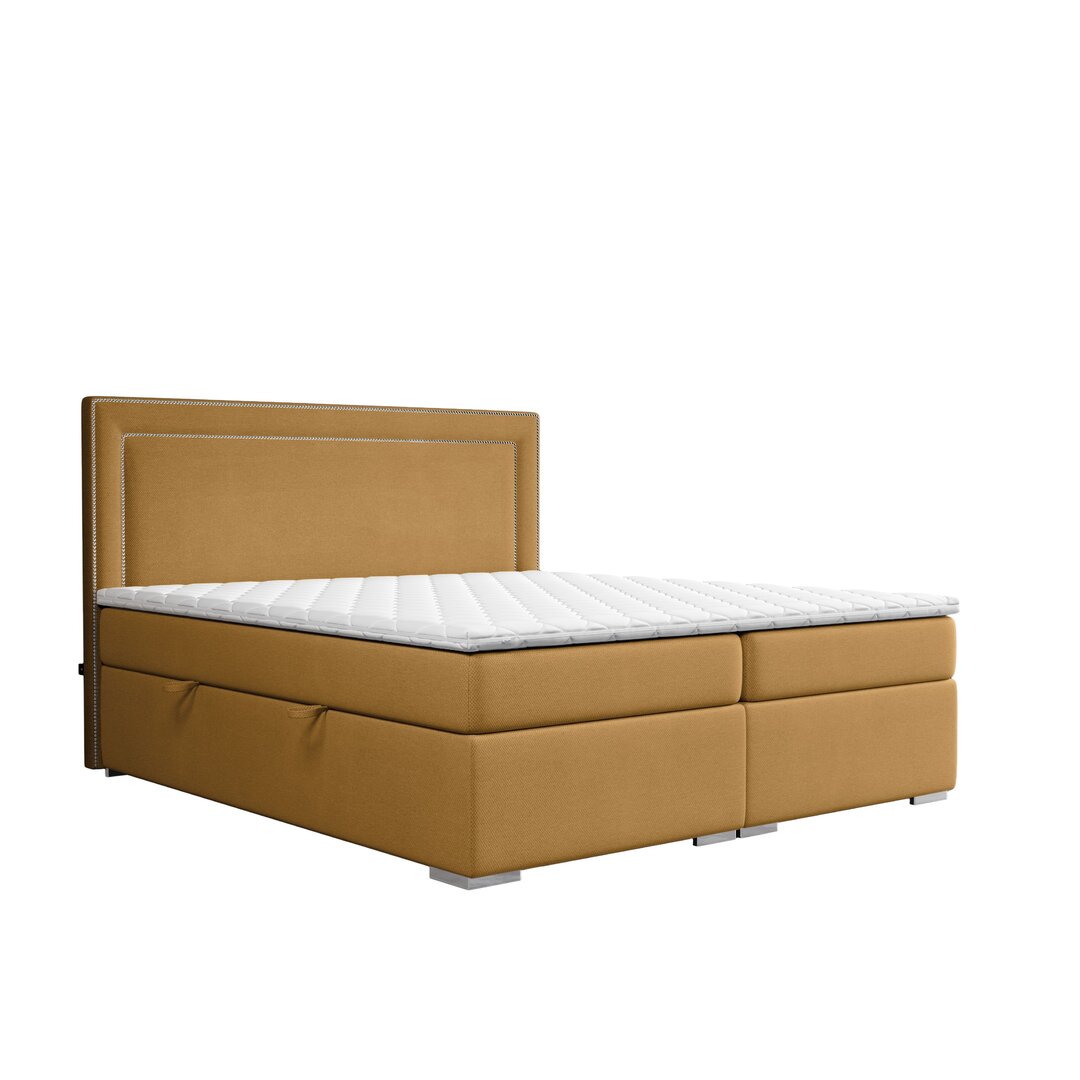 Boxspringbett Bellock mit Topper und Bettkasten