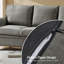 Terren 81" W Linen Striped Sofa-224278922