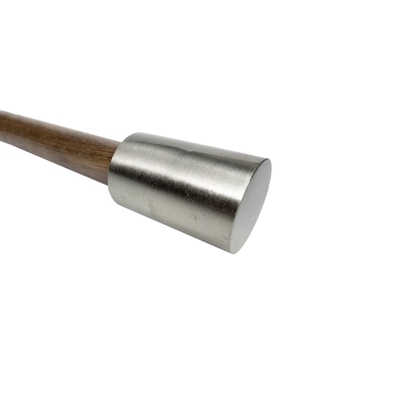 Tringle à rideaux simple 1 po Edja, 32" - 86", Chêne laiton