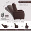 Fauteuil inclinable manuel de 34 po de largeur-913245385
