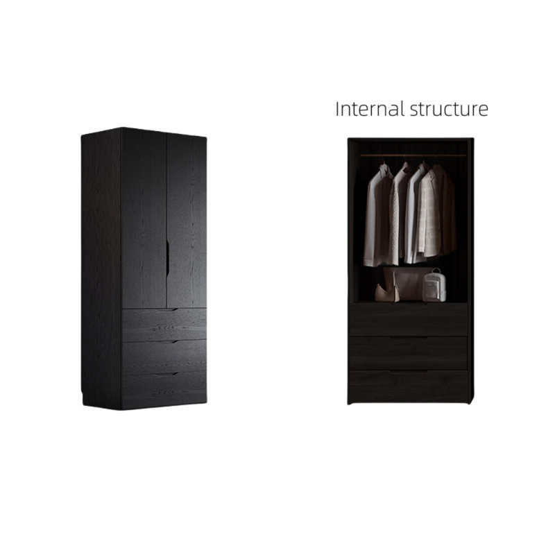 Armoire moderne et simple noire