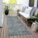 Washable Floral Indoor / Outdoor Rug