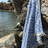 Luxurious Fouta Beach Towel, 100% Cotton, 35.4 x 66.9 inches | High Water Absorbent, Soft & Durable, 7.6 oz/sq ft | Machine Washable at 86-104°F, Elegant Blue Design | Perfect for Beach, Pool, or Spa-330619286