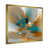 Toile avec cadre flottant or