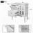 Solid Wood Frame Bathroom Storage Cabinet