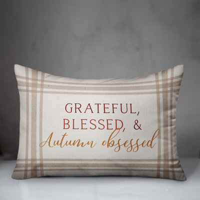 Outdoor Reversible Throw Pillow
