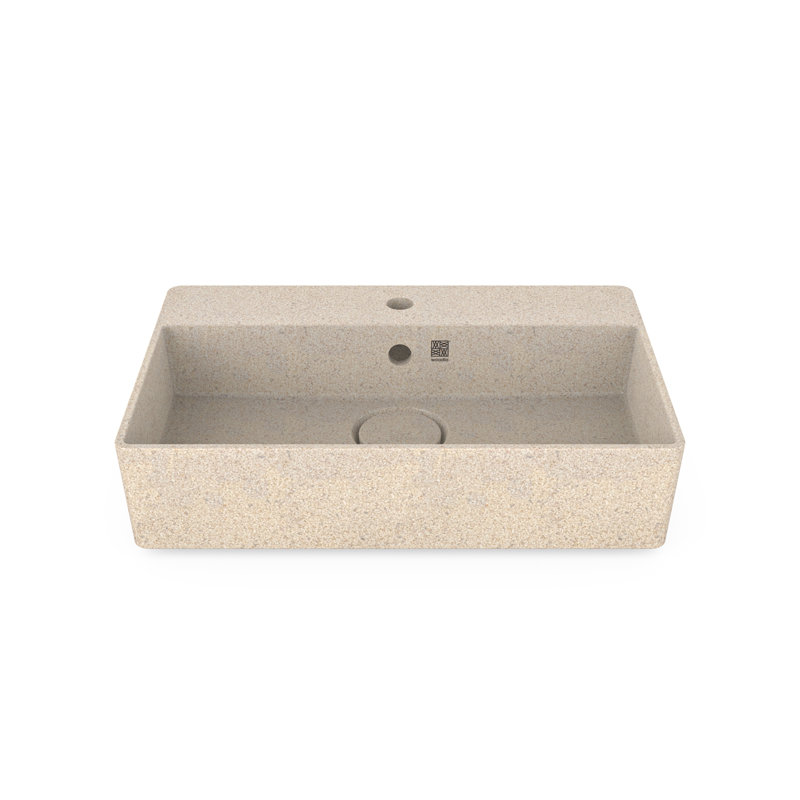 Cube60 23.62'' L Bathroom Sink, Polar
