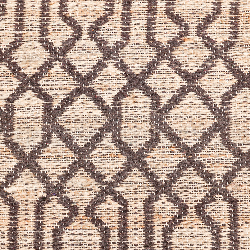 Sophie Geometric Area Rug in Brown/Beige, Rectangle 8' x 10'