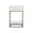 Alvar - Drawer Steel Nightstand-49687460