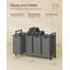 Wood Laundry Hamper with Handles-168282687