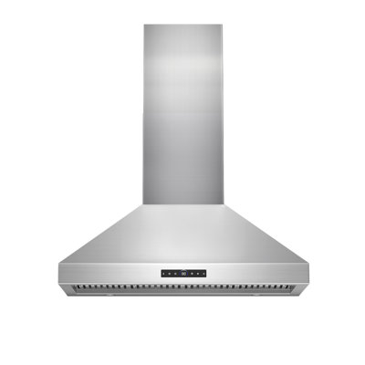 Hotte de cuisine 48 pouces, 1200 pi³ / min, hotte de cuisine murale à 4 vitesses avec contrôle tactile et hotte de cuisine en acier inoxydable avec 4 lumières DEL