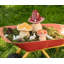 Ensemble de 4 figurines de champignon moucheté de couleurs assorties