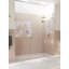Stellar 93.75 in. x 78 in. Fully Frameless 3 Panel Inline Hinge Shower Door-720308137