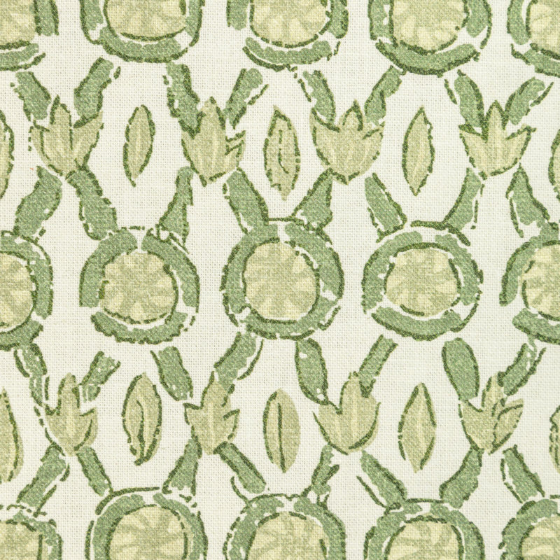 Manoir Galon 100% Cotton Performance Fabric, Leaf