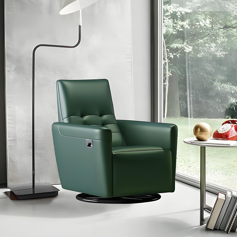 Quality fashion sofa rotation casual lazy recliner, Green