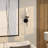 Aluminum Metal Wall Sconce with Glass Holder-277081106