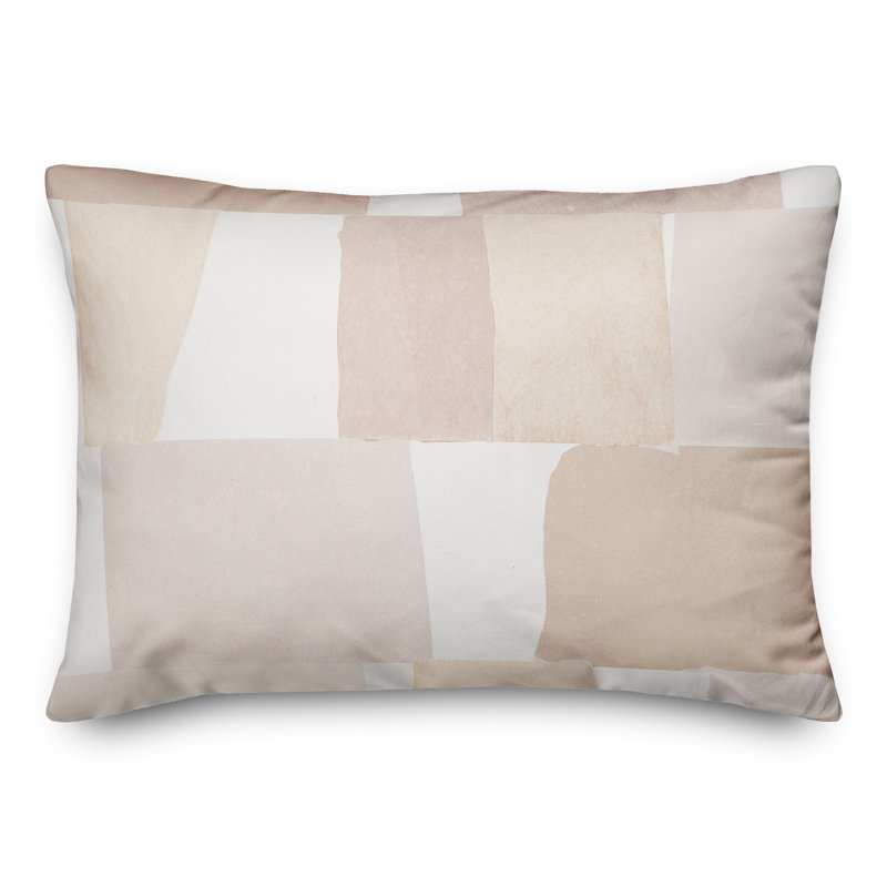 Housse et insert de coussin d'extérieur , Brun clair