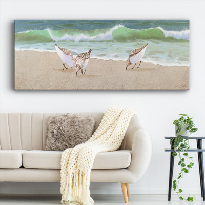 Beach Buddies - Toile tendue avec châssis