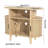 Record Player Stand Cabinet Storage Up to 300 Albums-695160942
