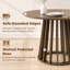 HOMCOM Modern Dining Table for 4-6 People 120 cm Light Walnut