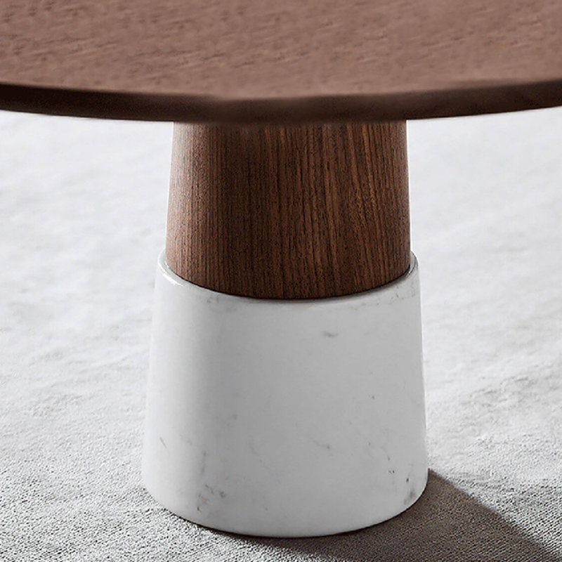 Table basse à piédestal