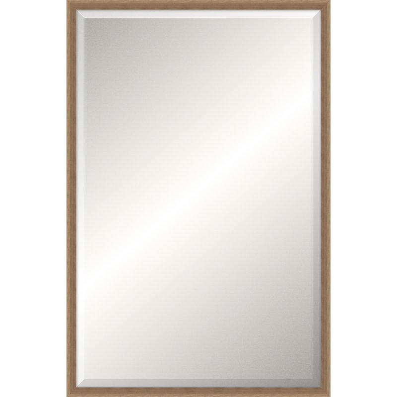 Walnut Ridgeline Mirror, Rectangle 35.5" x 23.5", Beveled
