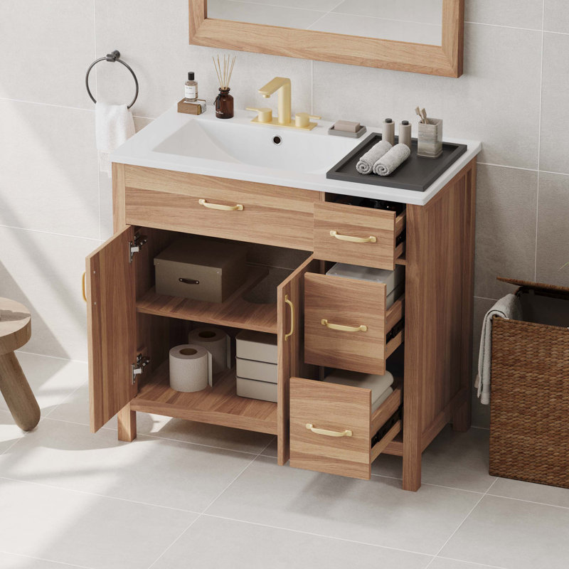 Meuble-lavabo 36 po avec lavabo en céramique