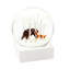 Fox And Bear Snow Globe