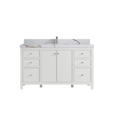 Chicago 60'' Single Bathroom Vanity with Top
