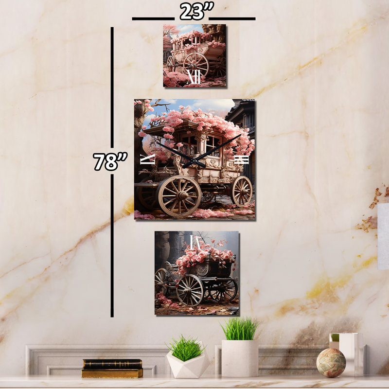 Joelynn Metal Wall Clock