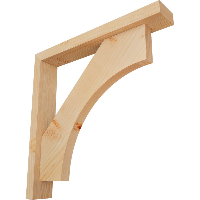 Support Westlake Block avec support décalé, 22 X 22, Sapin Douglas de l 3 1/2 (lisse)