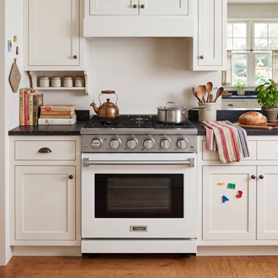 Kostch 30" Gas Range 4.55 Cu.ft. Freestanding Natural Gas Stove with 5 Burners