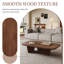 51" Modern Minimalist Double Leg Solid Wood Rectangular Coffee Tables For Living Room-1597897094