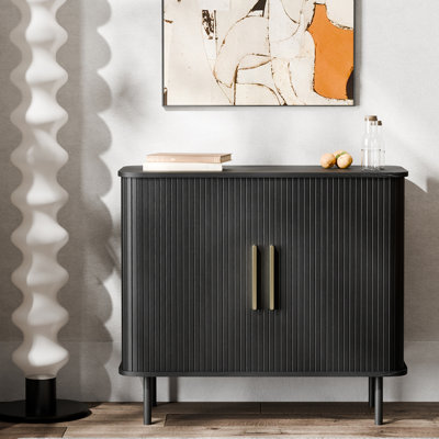 Tambour Accent Cabinet with Adjustable Shelves by StorageWorks
