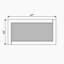 Miroir d'appoint Pierre 24 "x 47" Pierre