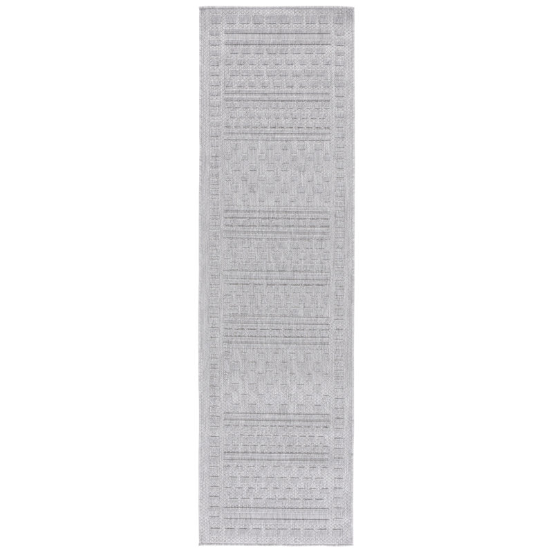 Karlernst Performance Solid Color Indoor/Outdoor Area Rug, Runner 2'3" x 8'