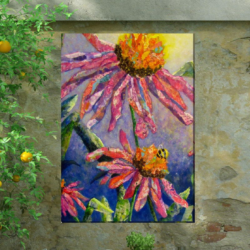 Décoration murale d’extérieur à abeilles occupées Goldfarb