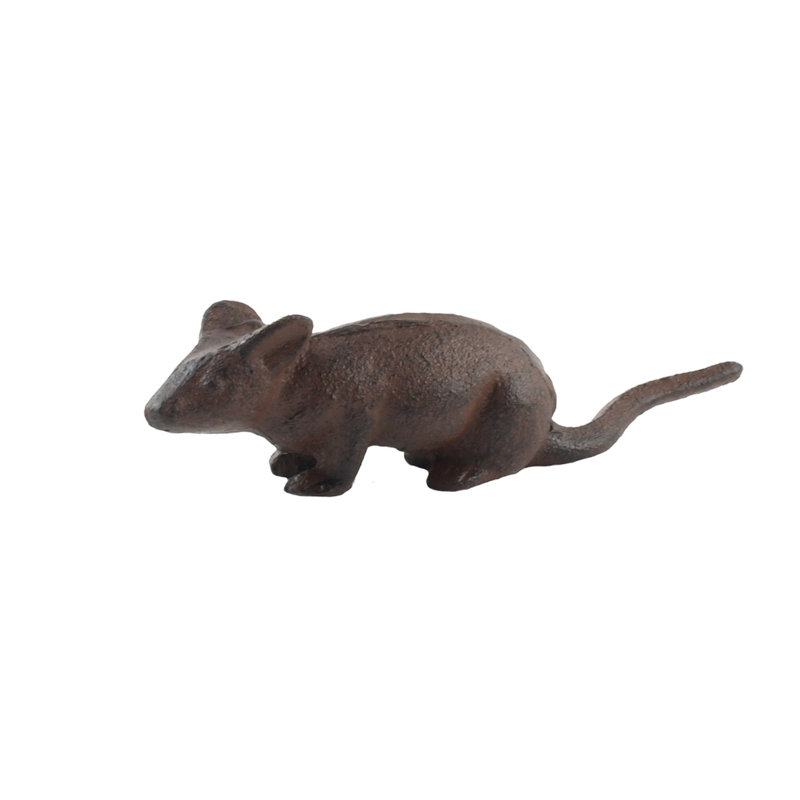 Poids de papier en métal pour souris mini fonte Lucretia