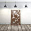 Panneau d'intimité en aluminium découpé au laser Humming Bird - art mural extérieur thermolaqué en métal, cloison décorative-71120005-71120020