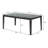 Rectangular Dining Set in Black and Gray-94375245
