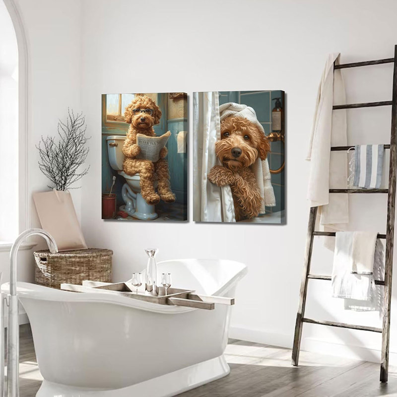 2 Piece Wrapped Canvas Wall Art