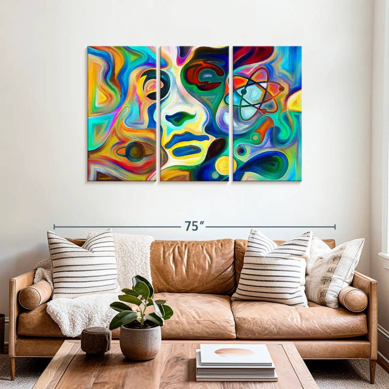 Avery Abstract Galaxy, 36" H x 57" W
